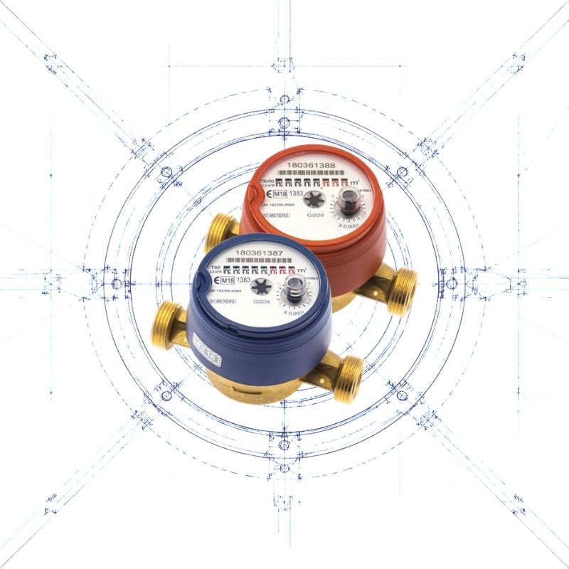 Đồng hồ nước B METERS - Loại đơn tia